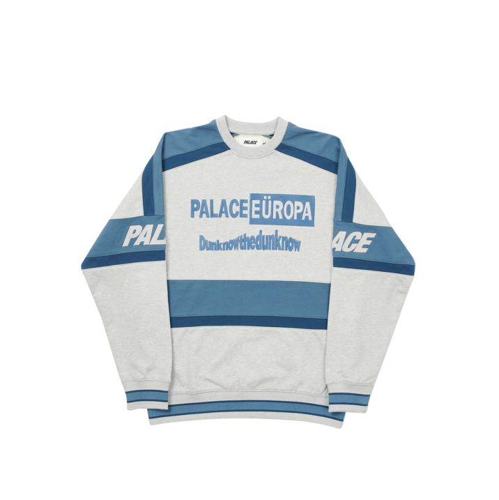 Palace Europa Crew Grey Marl - Autumn 2020 - Palace Community