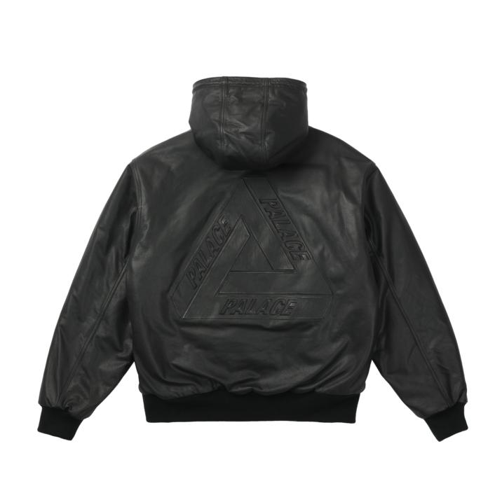 Thumbnail LEATHER BOSSY JACKET BLACK one color