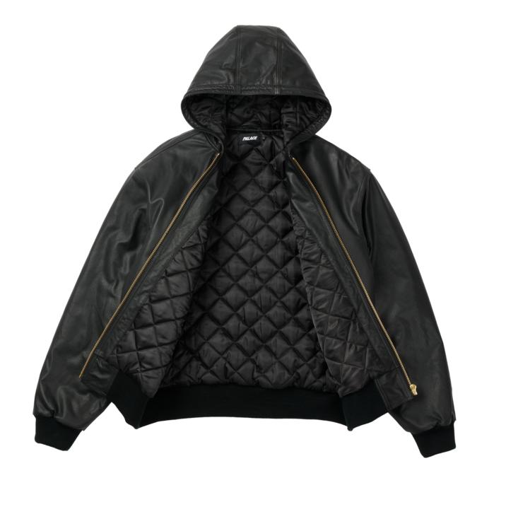Thumbnail LEATHER BOSSY JACKET BLACK one color