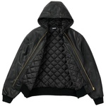Thumbnail LEATHER BOSSY JACKET BLACK one color