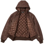 Thumbnail LEATHER BOSSY JACKET BROWN one color