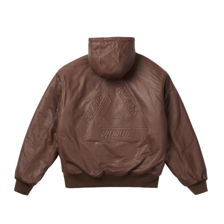 Thumbnail LEATHER BOSSY JACKET BROWN one color