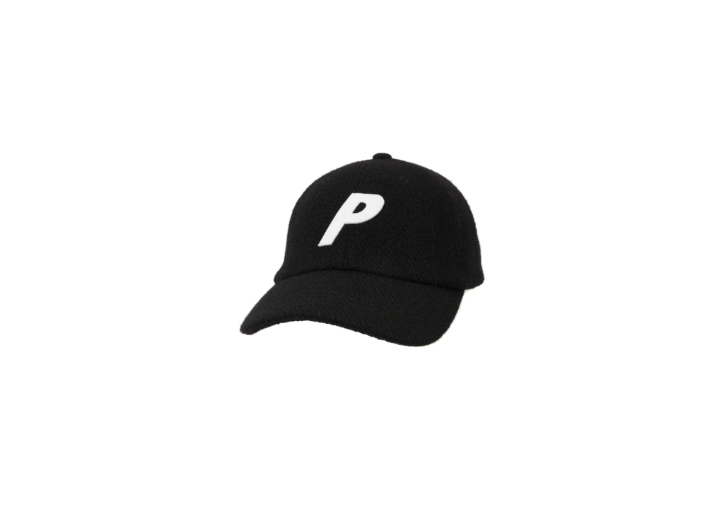 Harris Tweed P 6-Panel Black - Autumn 2021 - Palace Community