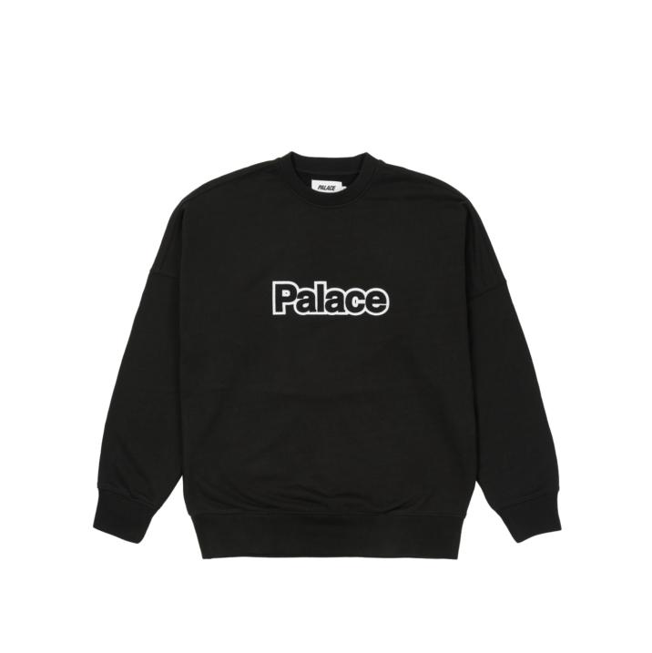 Thumbnail WORD CREW BLACK one color