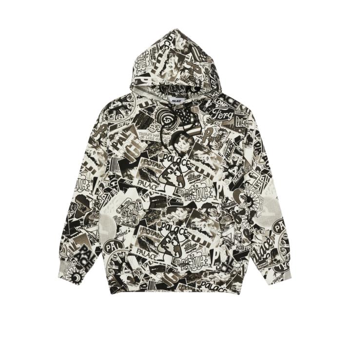 Thumbnail STICKER PACK HOOD BLACK / WHITE one color