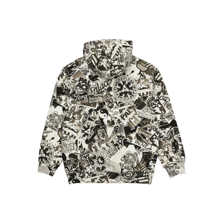 Thumbnail STICKER PACK HOOD BLACK / WHITE one color