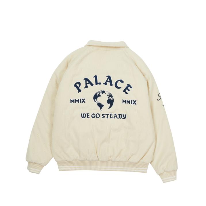 PALACE CORD BOMBER WHITE one color