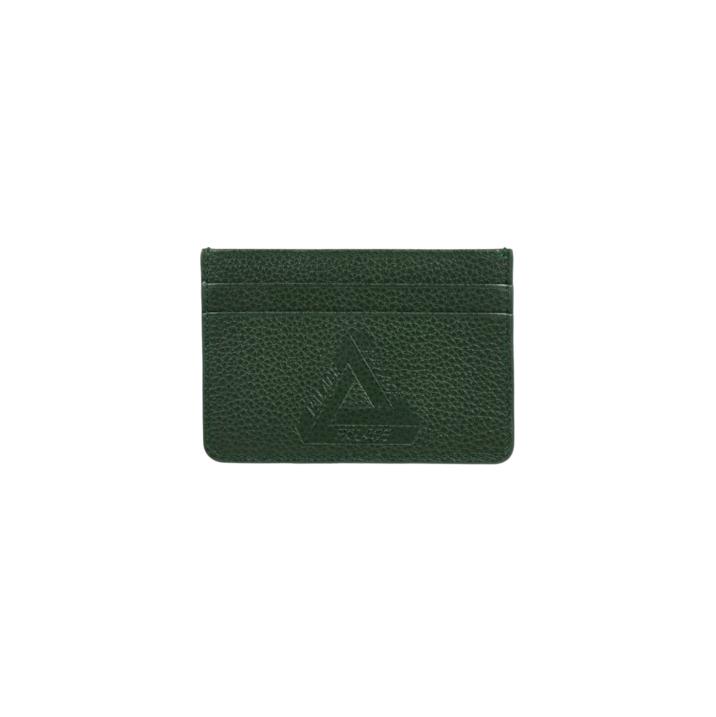 Thumbnail PALACE LEATHER CARD HOLDER GREEN one color