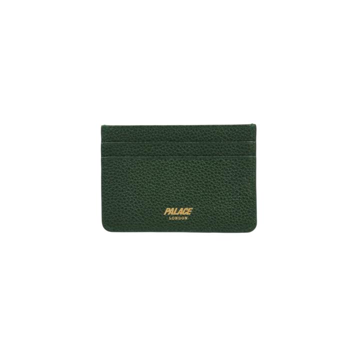 Thumbnail PALACE LEATHER CARD HOLDER GREEN one color