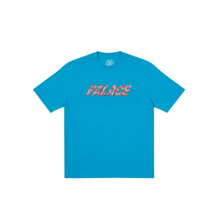 FLUFFLY T-SHIRT PETROL BLUE one color
