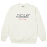 Thumbnail GAUFRE DROP SHOULDER CREW OFF WHITE one color