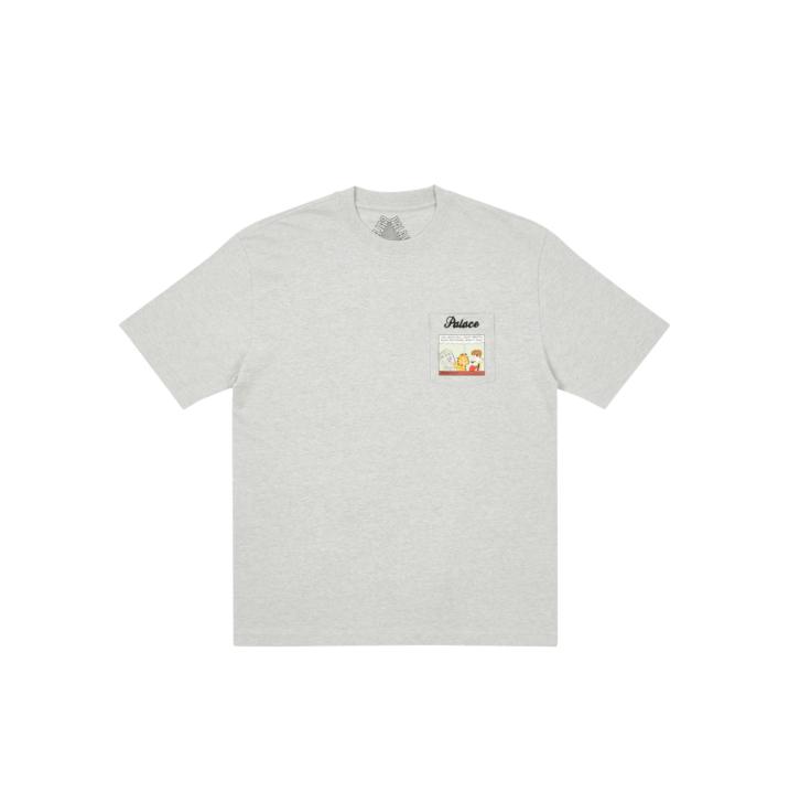 PALACE GARFIELD POCKET T-SHIRT GREY MARL one color