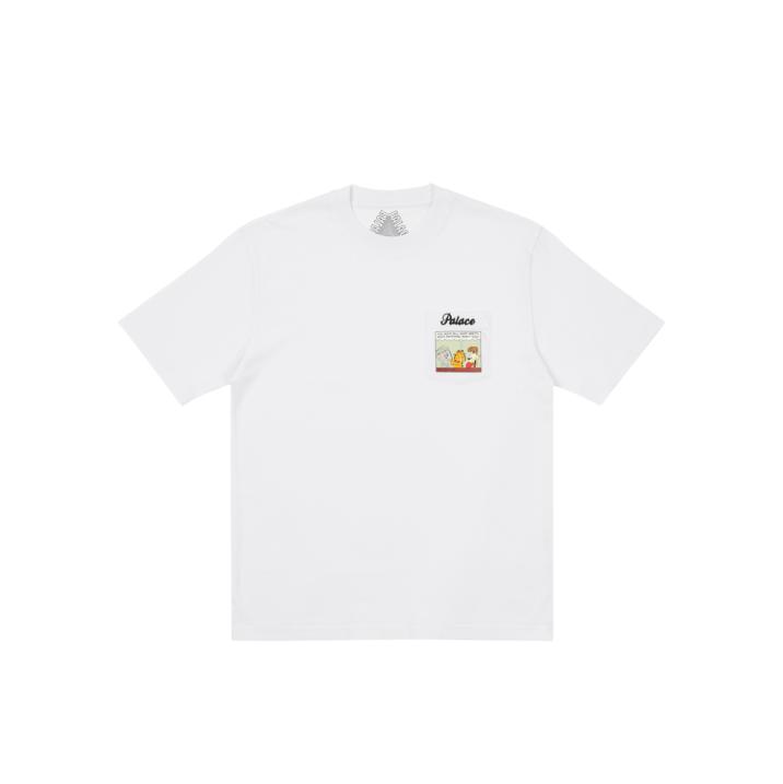 PALACE GARFIELD POCKET T-SHIRT WHITE one color
