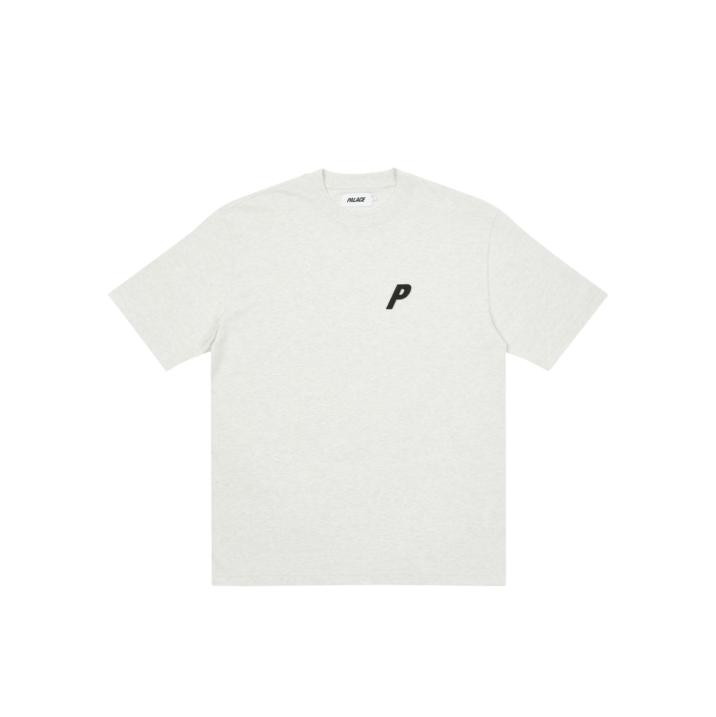 FELT P T-SHIRT LIGHT GREY MARL one color