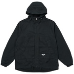 Thumbnail WASHED COTTON HOODED JACKET BLACK one color