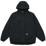 Thumbnail WASHED COTTON HOODED JACKET BLACK one color