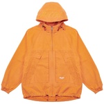 Thumbnail WASHED COTTON HOODED JACKET ORANGE one color