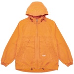 Thumbnail WASHED COTTON HOODED JACKET ORANGE one color