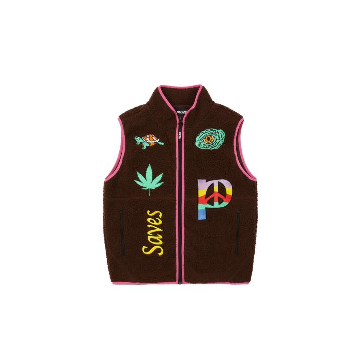 Thumbnail JESUS GILET BROWN one color