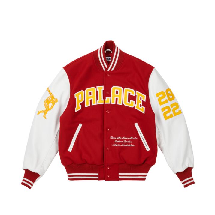 Thumbnail GREEK VARSITY JACKET RED one color