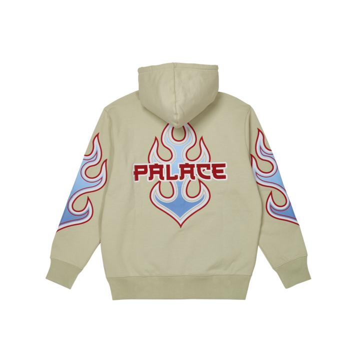 Thumbnail FLAME ZIP HOOD BONE WHITE one color