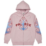 Thumbnail FLAME ZIP HOOD PINK one color