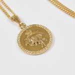 Thumbnail PALACE LONDON CREST NECKLACE 9CT GOLD PLATED one color