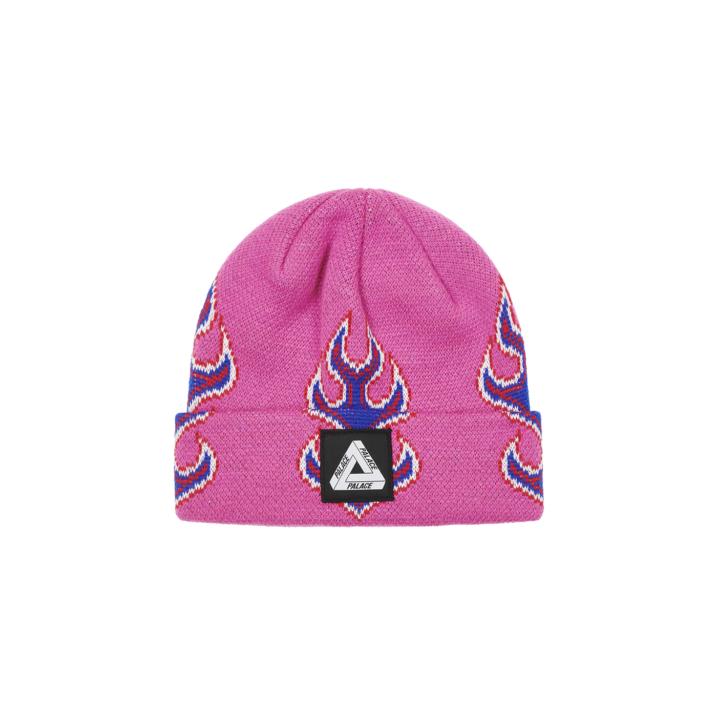 TRI-FERG PATCH BEANIE PINK FLAMES one color