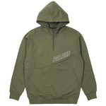 Thumbnail SLANT 1/4 ZIP HOOD GREEN one color