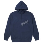 Thumbnail SLANT 1/4 ZIP HOOD BLUE one color