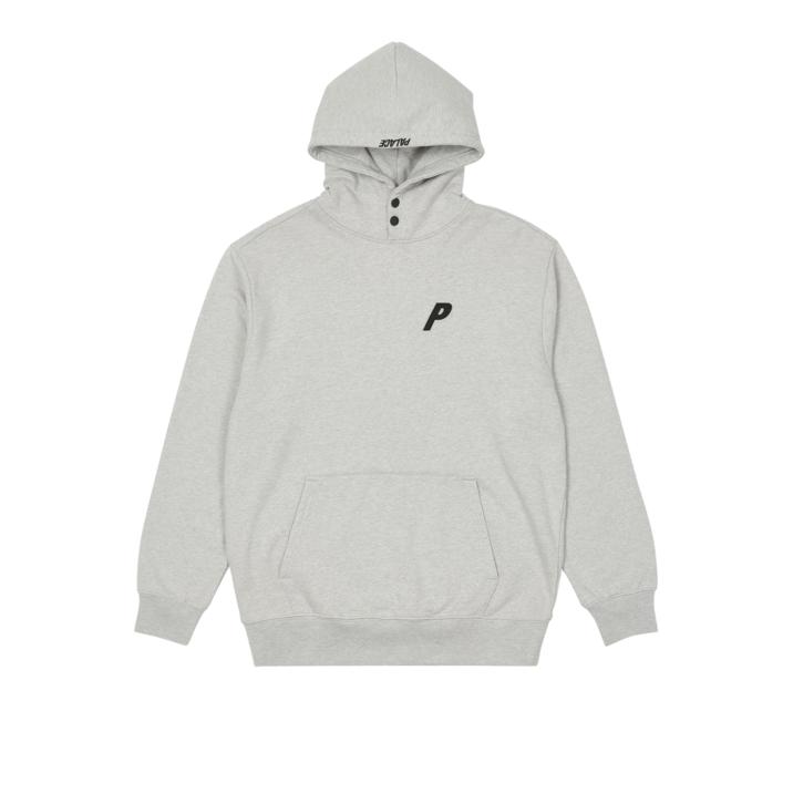 Thumbnail DOUBLE POPPER P HOOD GREY MARL one color