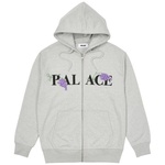 Thumbnail GRAPE ZIP HOOD GREY MARL one color