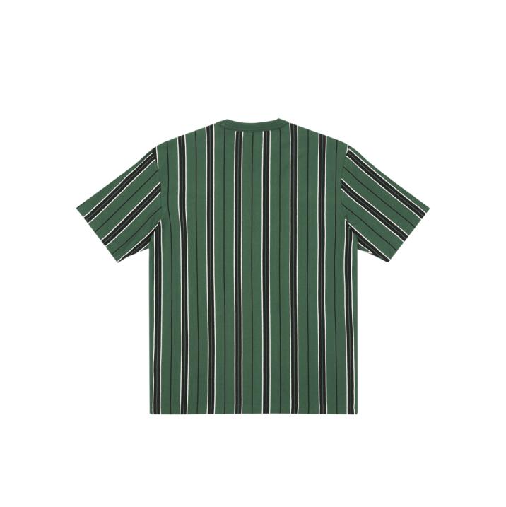 VERTICAL STRIPE T-SHIRT GREEN one color