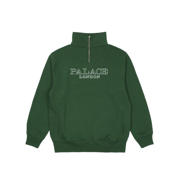 Thumbnail 1/4 ZIP FUNNEL GREEN one color