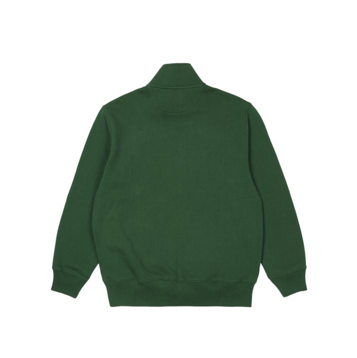 1/4 ZIP FUNNEL GREEN one color