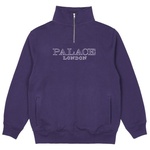 Thumbnail 1/4 ZIP FUNNEL PURPLE one color
