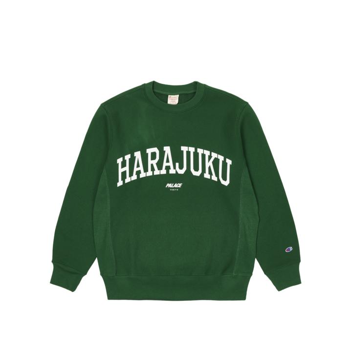 Thumbnail PALACE CHAMPION SHOP CREW TOKYO GREEN one color