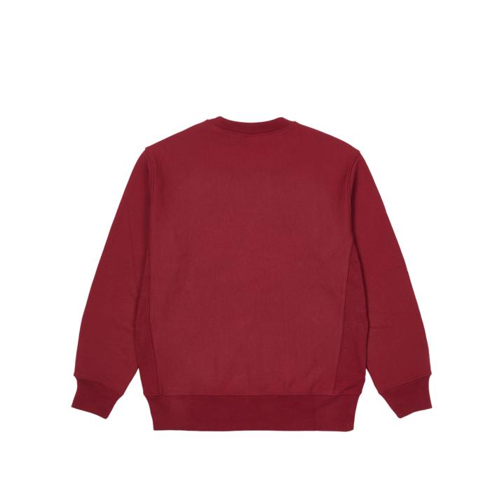 Thumbnail PALACE CHAMPION SHOP CREW LOS ANGELES BURGUNDY one color