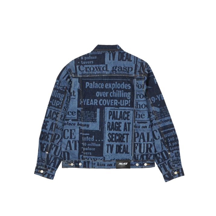 Thumbnail TABLOID DENIM JACKET BLUE one color