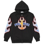 Thumbnail FLAME ZIP HOOD BLACK one color