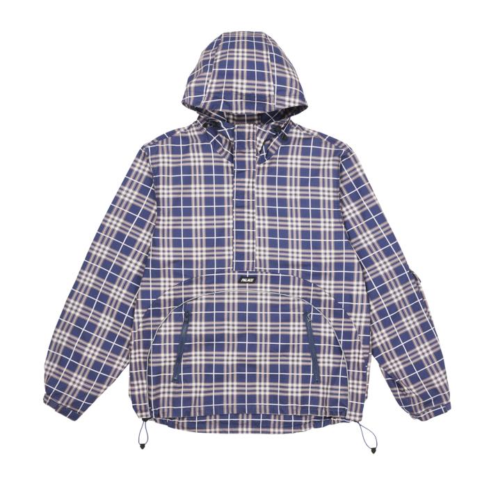 Thumbnail DEFLECTOR 1/2 ZIP JACKET NAVY CHECK one color