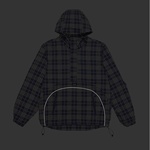 Thumbnail DEFLECTOR 1/2 ZIP JACKET NAVY CHECK one color