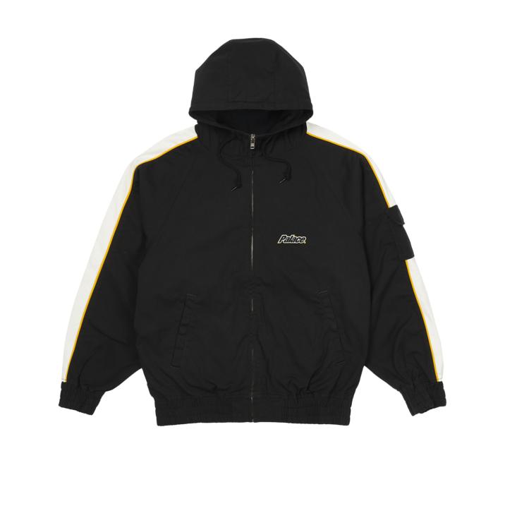 Thumbnail LOWERCASE HOODED COTTON JACKET BLACK / WHITE one color