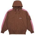 Thumbnail LOWERCASE HOODED COTTON JACKET BROWN / PINK one color