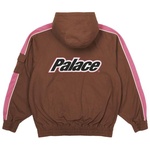 Thumbnail LOWERCASE HOODED COTTON JACKET BROWN / PINK one color