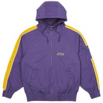 Thumbnail LOWERCASE HOODED COTTON JACKET PURPLE / YELLOW one color