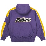 Thumbnail LOWERCASE HOODED COTTON JACKET PURPLE / YELLOW one color
