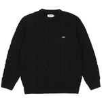 Thumbnail CABLE KNIT BLACK one color