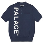 Thumbnail INTARSIA FONT POLO NAVY one color
