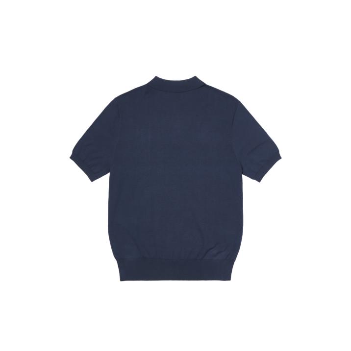 INTARSIA FONT POLO NAVY one color